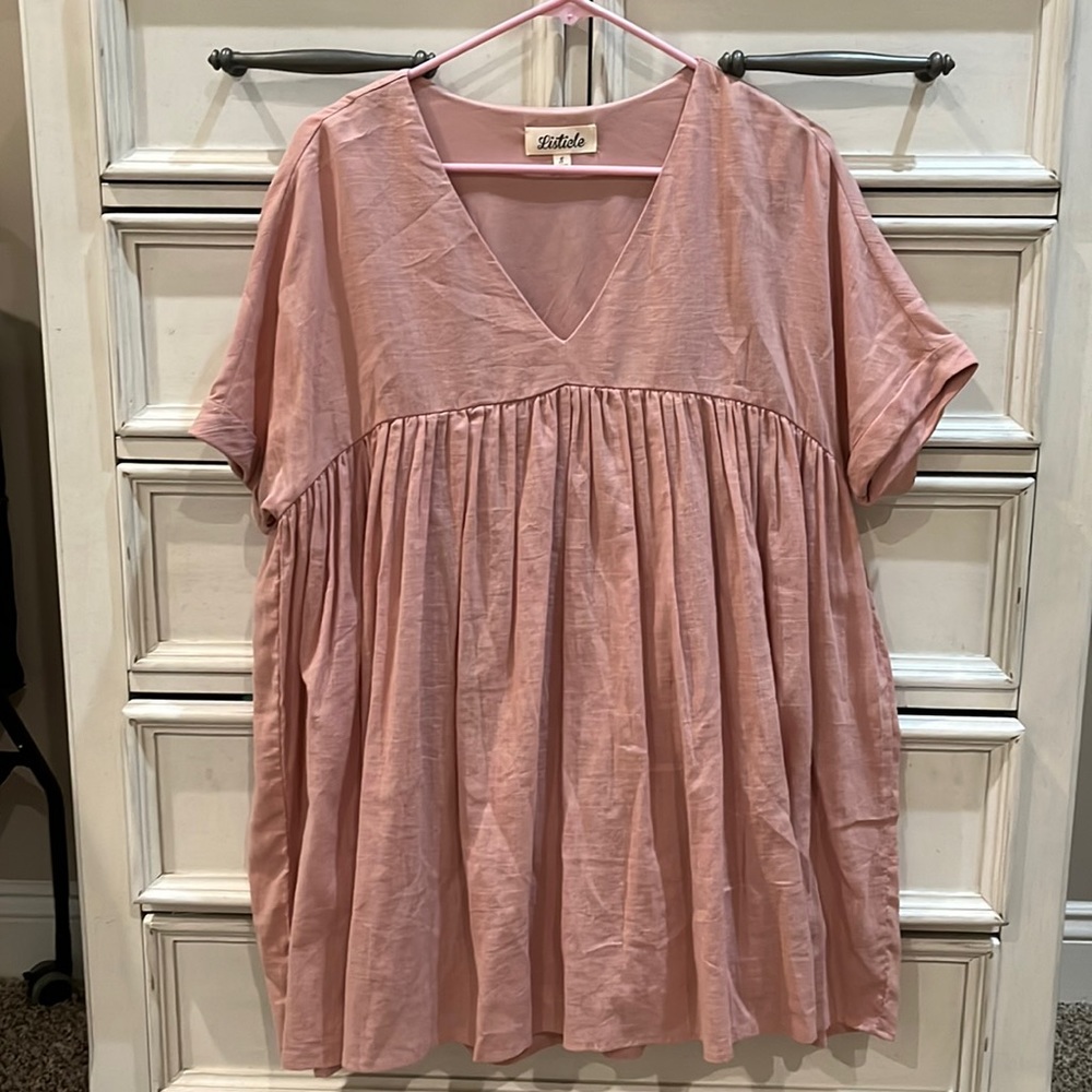 Size Small Light Pink Babydoll Dress